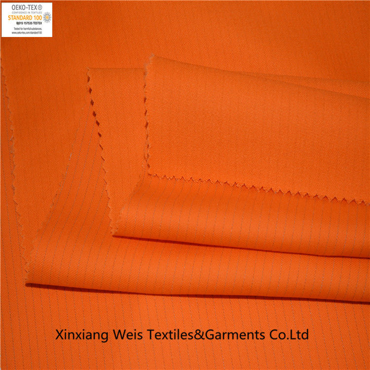 Twill Cotton Electricity Industry 210gsm Flame Resistant Fabric
